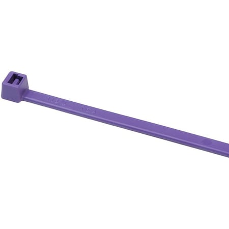 Hellermanntyton Cable Tie, 15 in L, 4.33 in Max Bundle Dia., Purple, Polyamide 6/6, 50 lb Strength T50L7C2